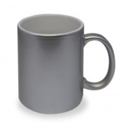 Taza plateada