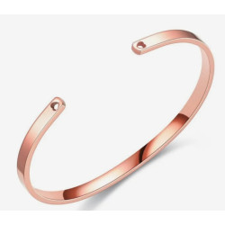 Brazalete de acero inoxidable